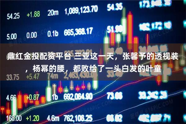 鼎红金投配资平台 三亚这一天，张馨予的透视装，杨幂的腰，都败给了一头白发的叶童