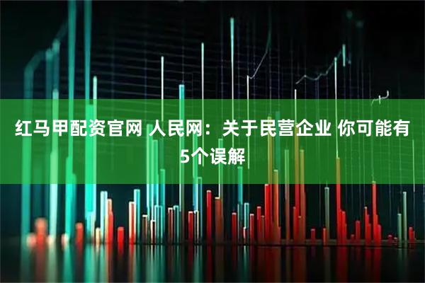 红马甲配资官网 人民网：关于民营企业 你可能有5个误解